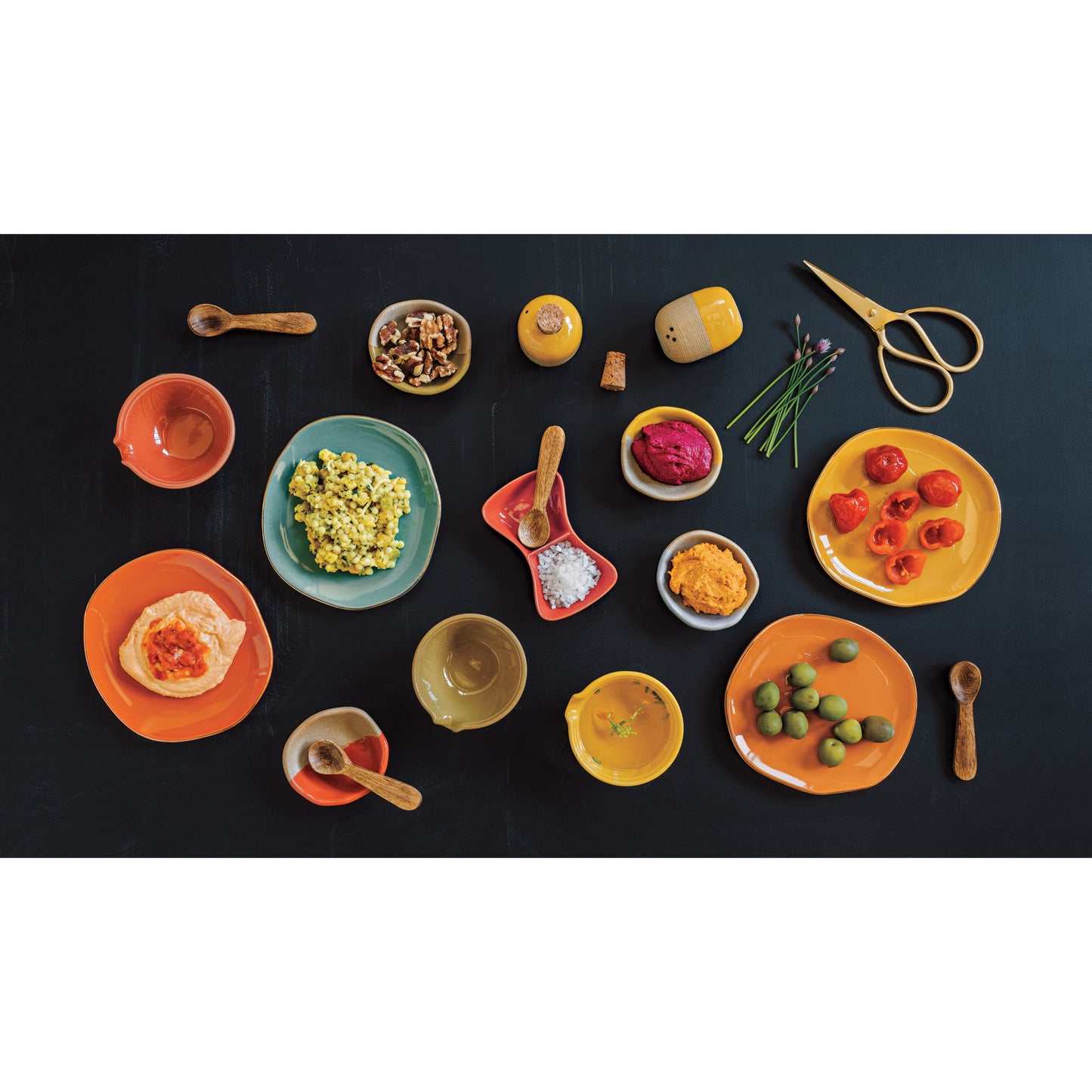 Solar Pinch Bowls Set of 4
