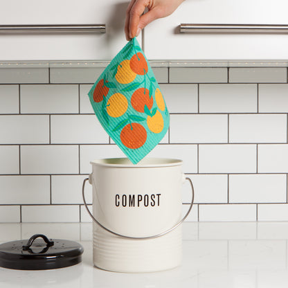 Oranges Swedish Dishcloth