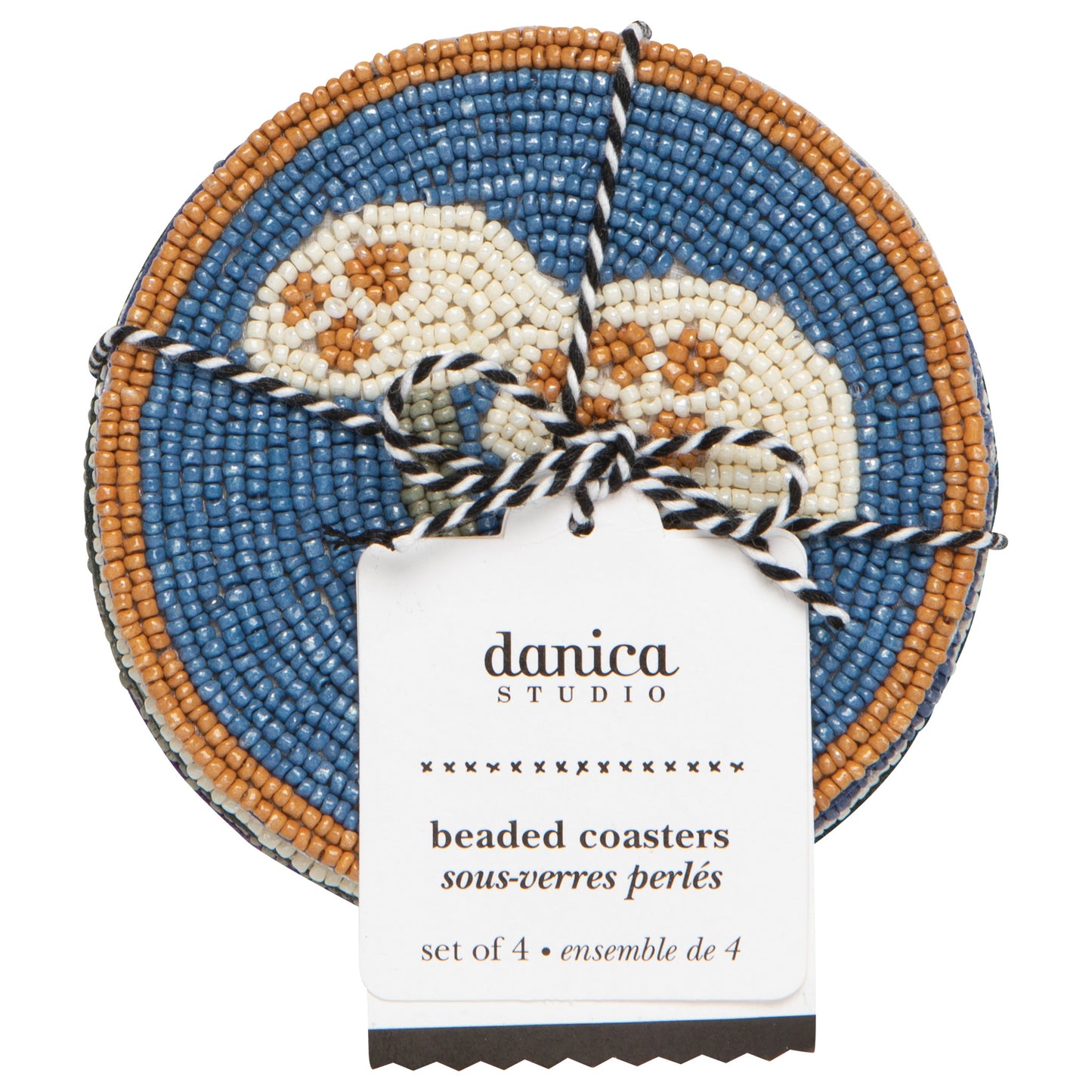 Wildgrove Beaded Coasters Set of 4