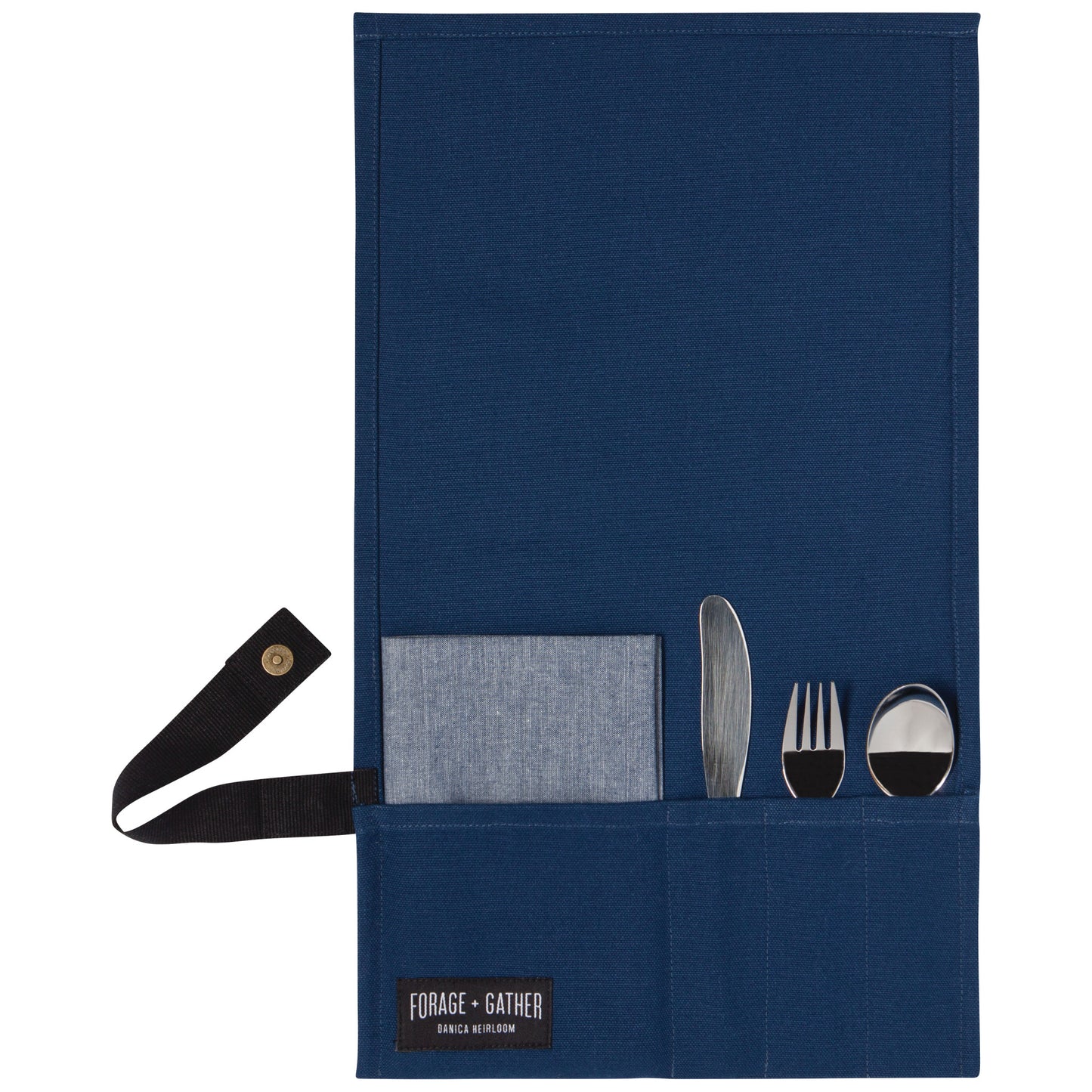 Blue Forage and Gather On the Go Cutlery Set of 5