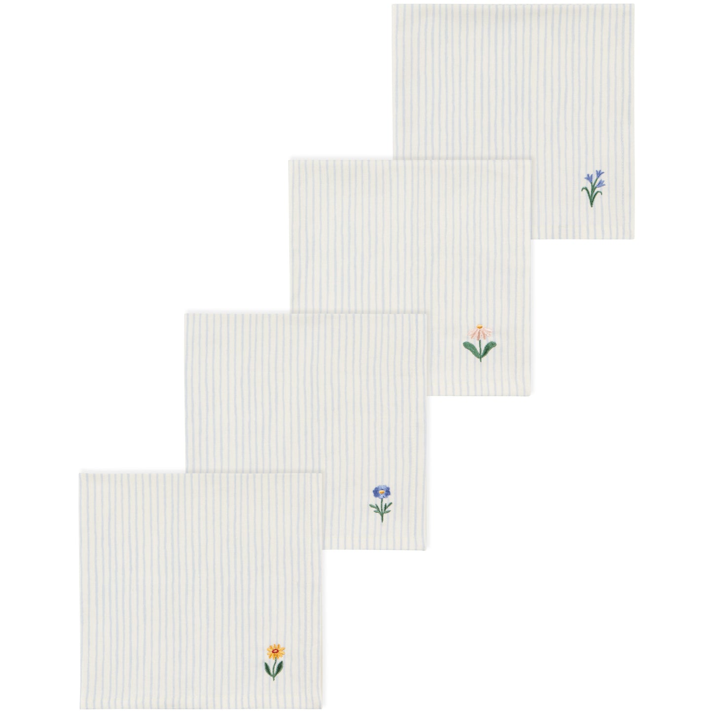 Hand Picked Napkins Set of 4 Assorted