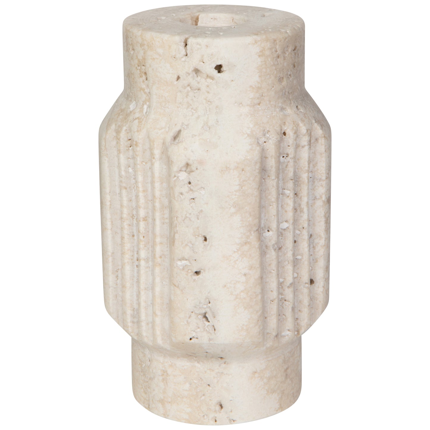 Altis Travertine Candle Holder Tall