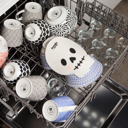 Boo Crew Skull Swedish Dishcloth