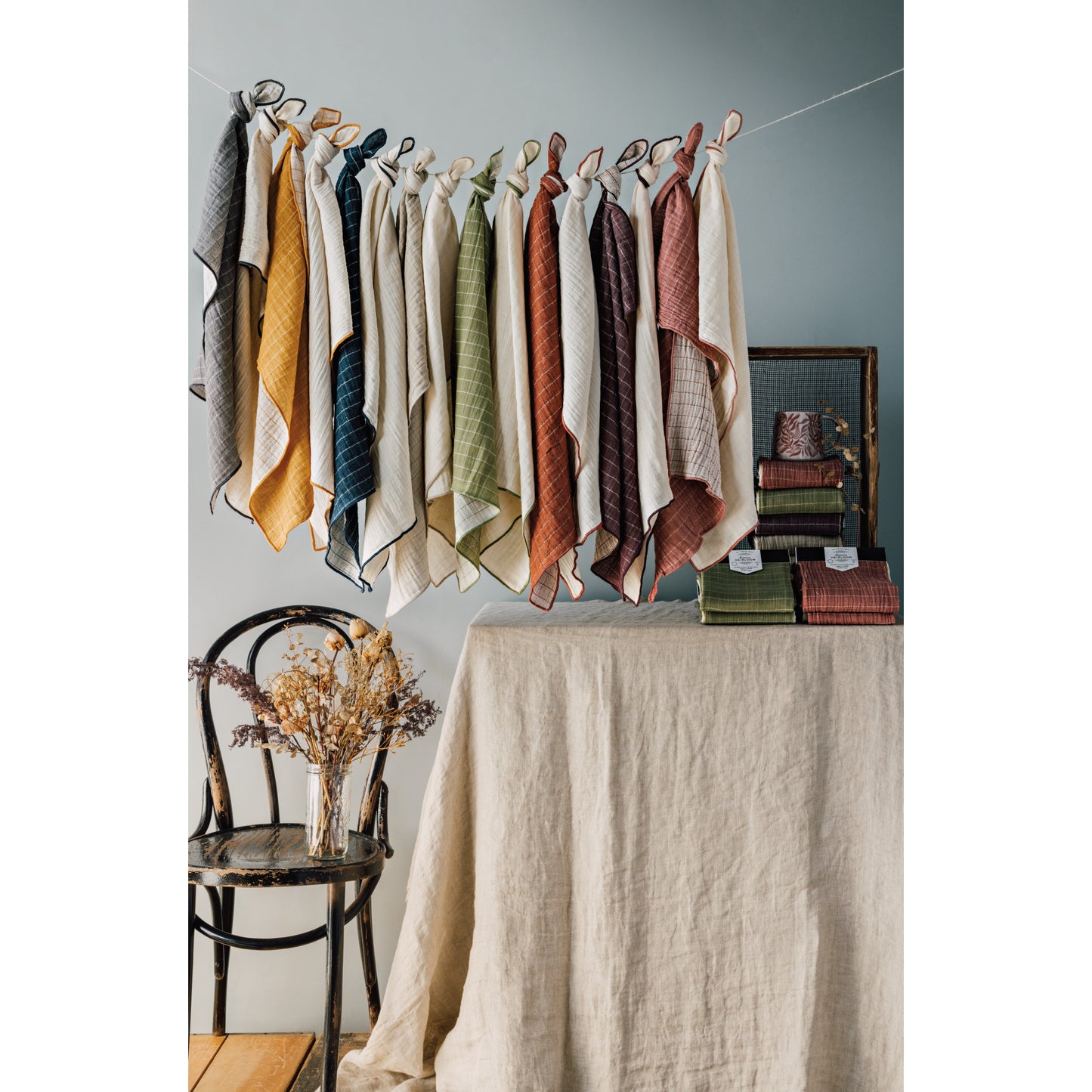 Midnight Double Weave Dishtowels Set of 2