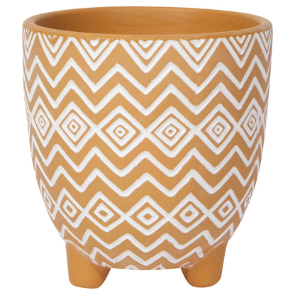 Saffron Spark Plant Pot Medium 4.5 inch