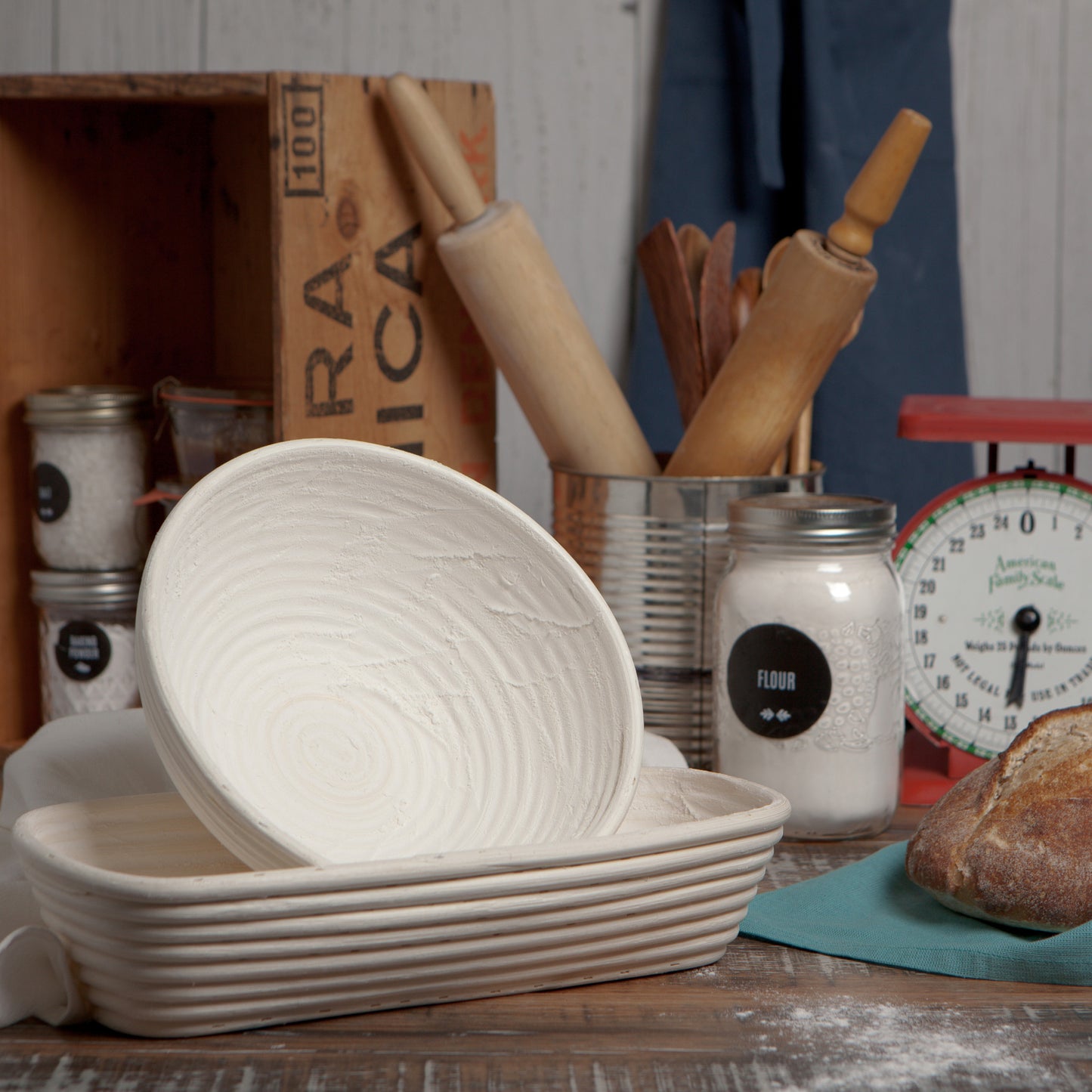 Banneton Bread Proofing Basket Round 9 inch