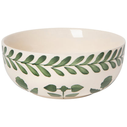 Sylvie Green Hand Painted Dessert Bowl 6 inch