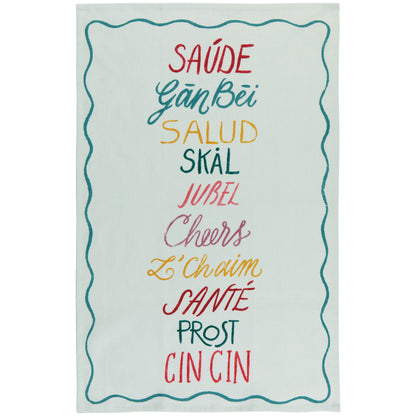 Cheers All Around Dishtowel