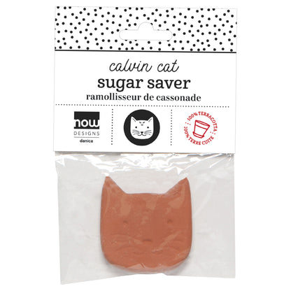 Calvin Cat Terracotta Sugar Saver