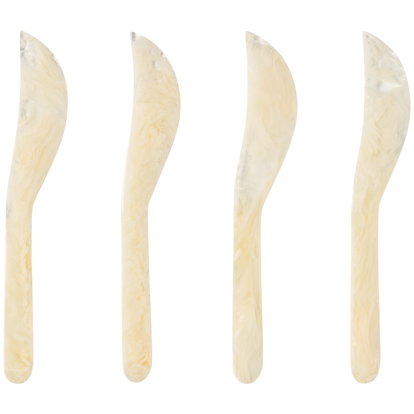 Ivory Resin Spreader Set of 4