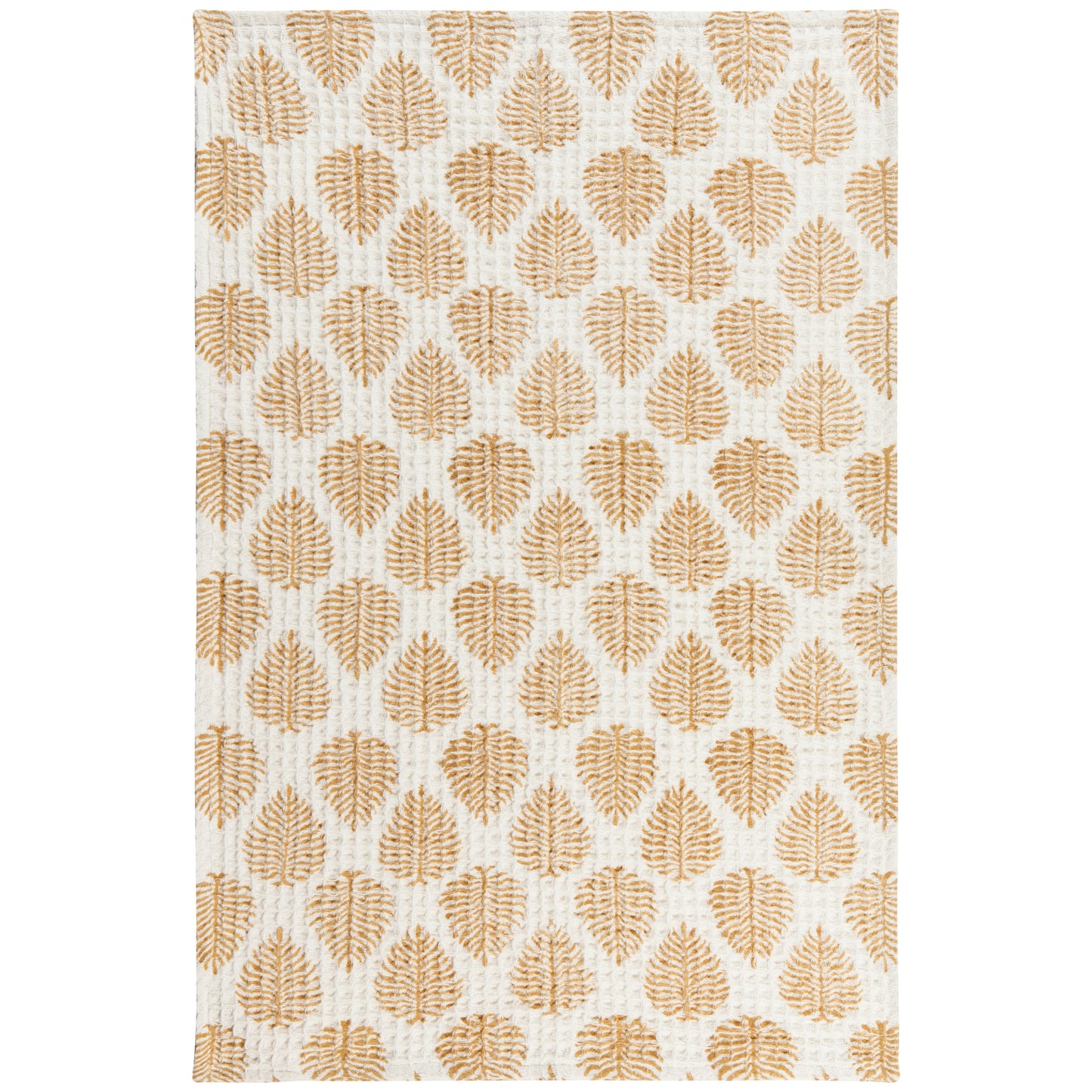 Arbor Block Print Waffle Dishtowel