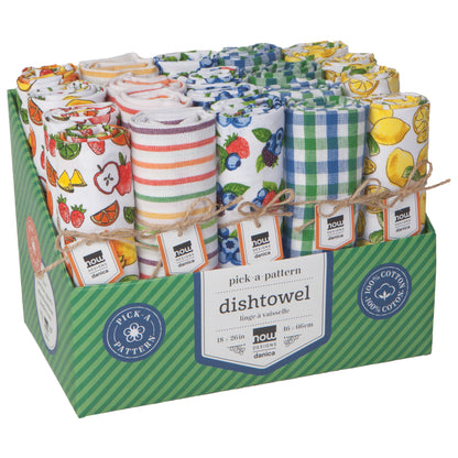 Berries & Fruit Dishtowel Counter Display - 20 Assorted