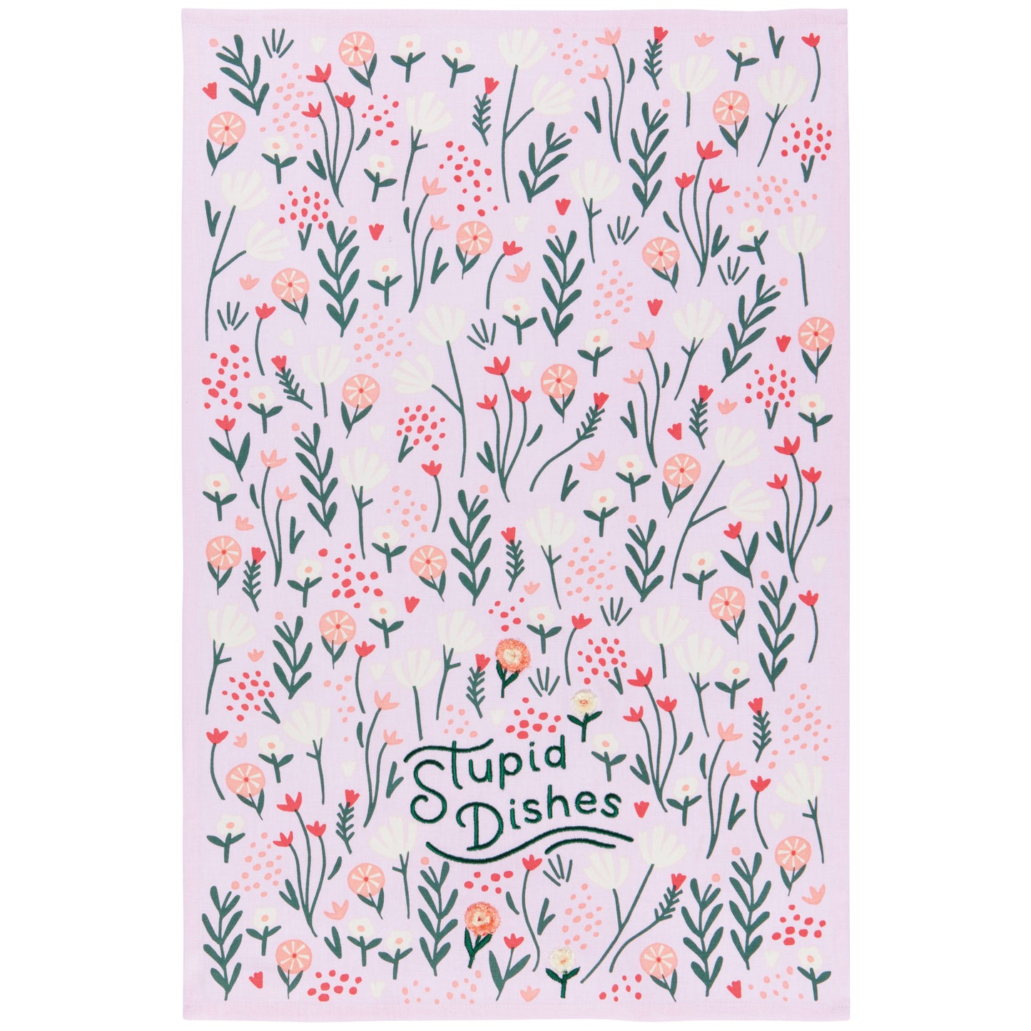 Stupid Dishes Dishtowel