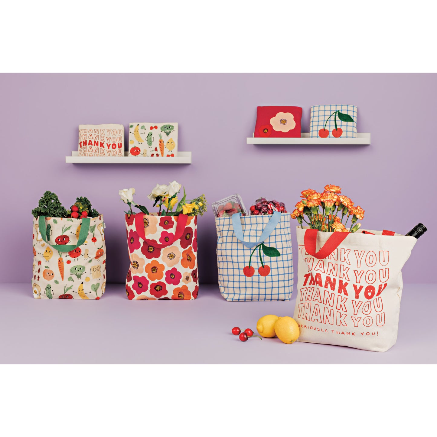 Very Cherry Pocket Tote