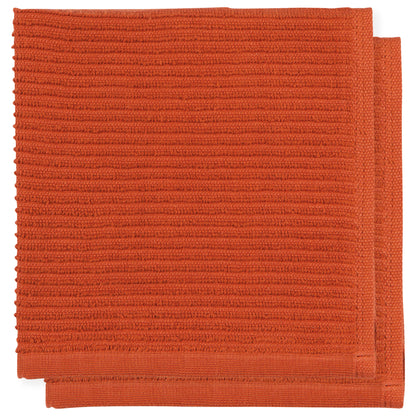 Rust Ripple Dishcloths Set of 2